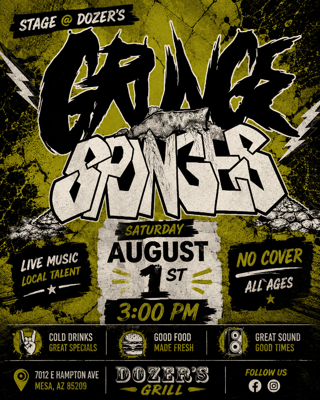 Grunge Sponges poster