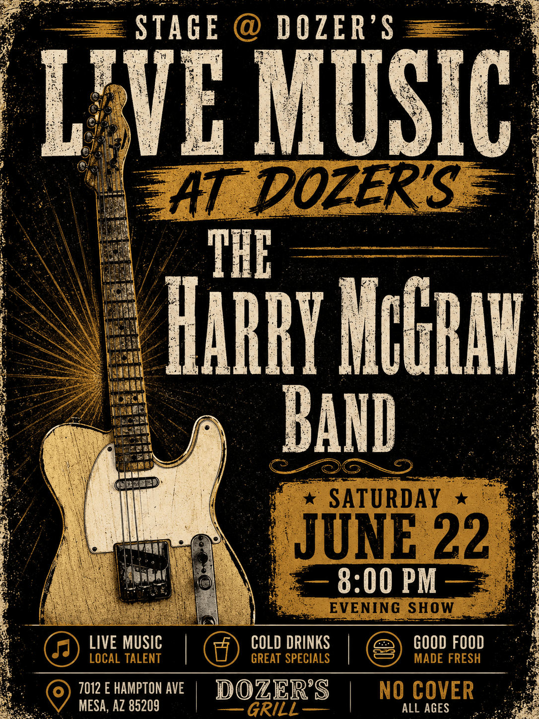Harry McGraw Trio poster