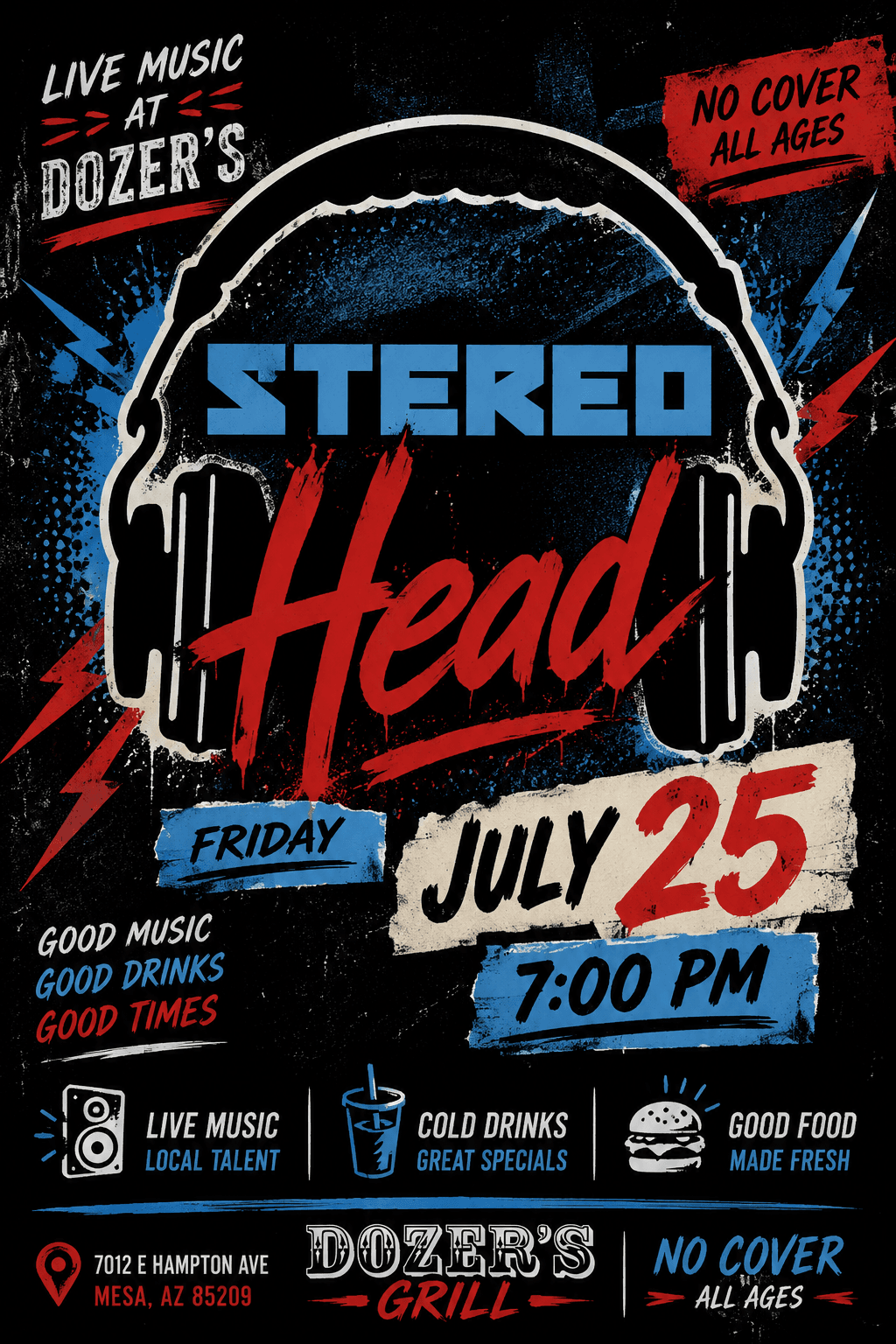 Stereo Head poster