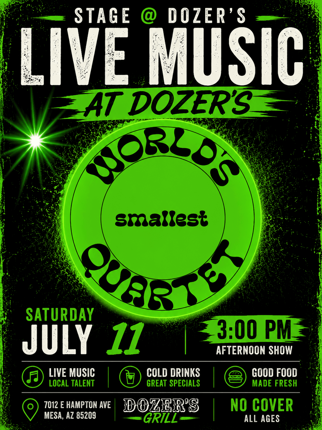 Worlds Smallest Quartet poster